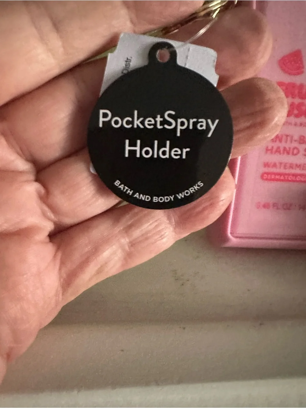 Bath & Body Works pink anti